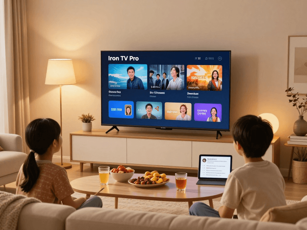 Expérience familiale de visionnage avec Iron tv sur Smart TV