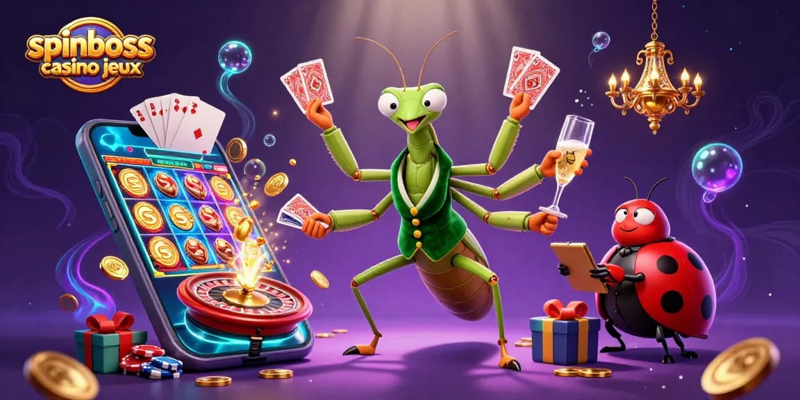 Jouer à spinboss casino jeux avec une ambiance dynamique et des éléments de jeu captivants.