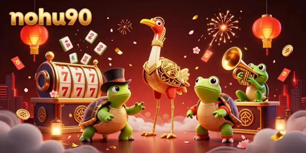 Experience the thrill of nohu90 with colorful casino characters and vibrant game elements.